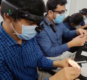 Dr Shabaz Khan participating in Shofu Dental Workshop at Ace Institute of Dentistry